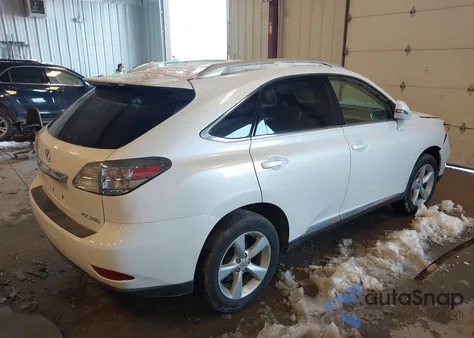 2012 Lexus Rx 350 z USA, uszkodzony, nr VIN 2T2BK1BA0CC129005